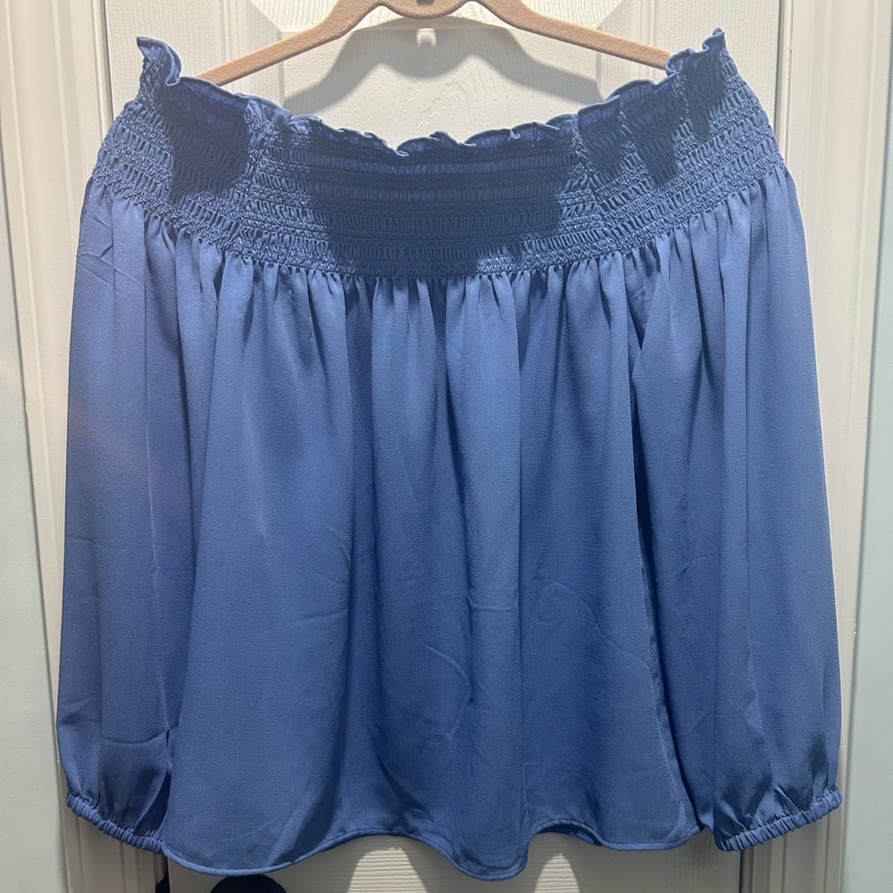 NWOT Ann Taylor 3/4 Sleeve Puffy Blouse